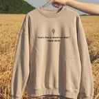 Trust God's Timing Oversized Fleece Sweatshirt