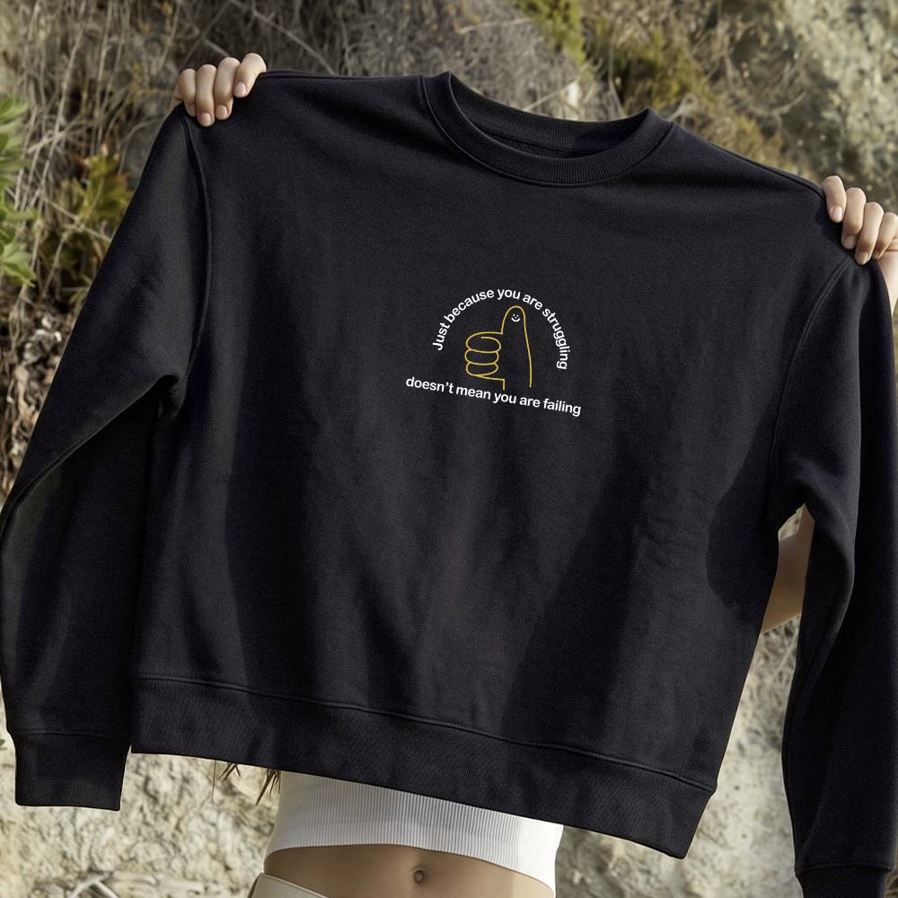 Cute Minimal Inspirational Graphic Sweatshirt