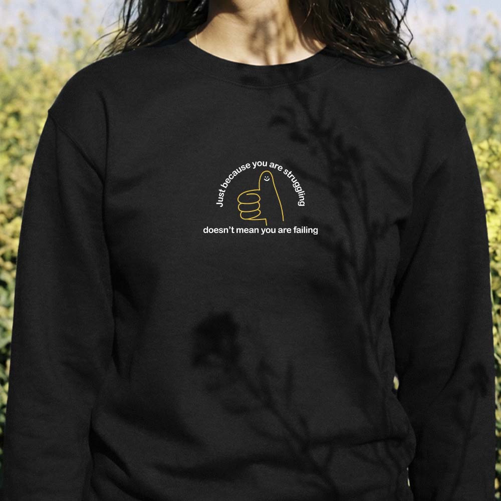 Cute Minimal Inspirational Graphic Sweatshirt