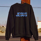 JESUS Oversized Sweatshirt | Viral Christian Fleece Crewneck