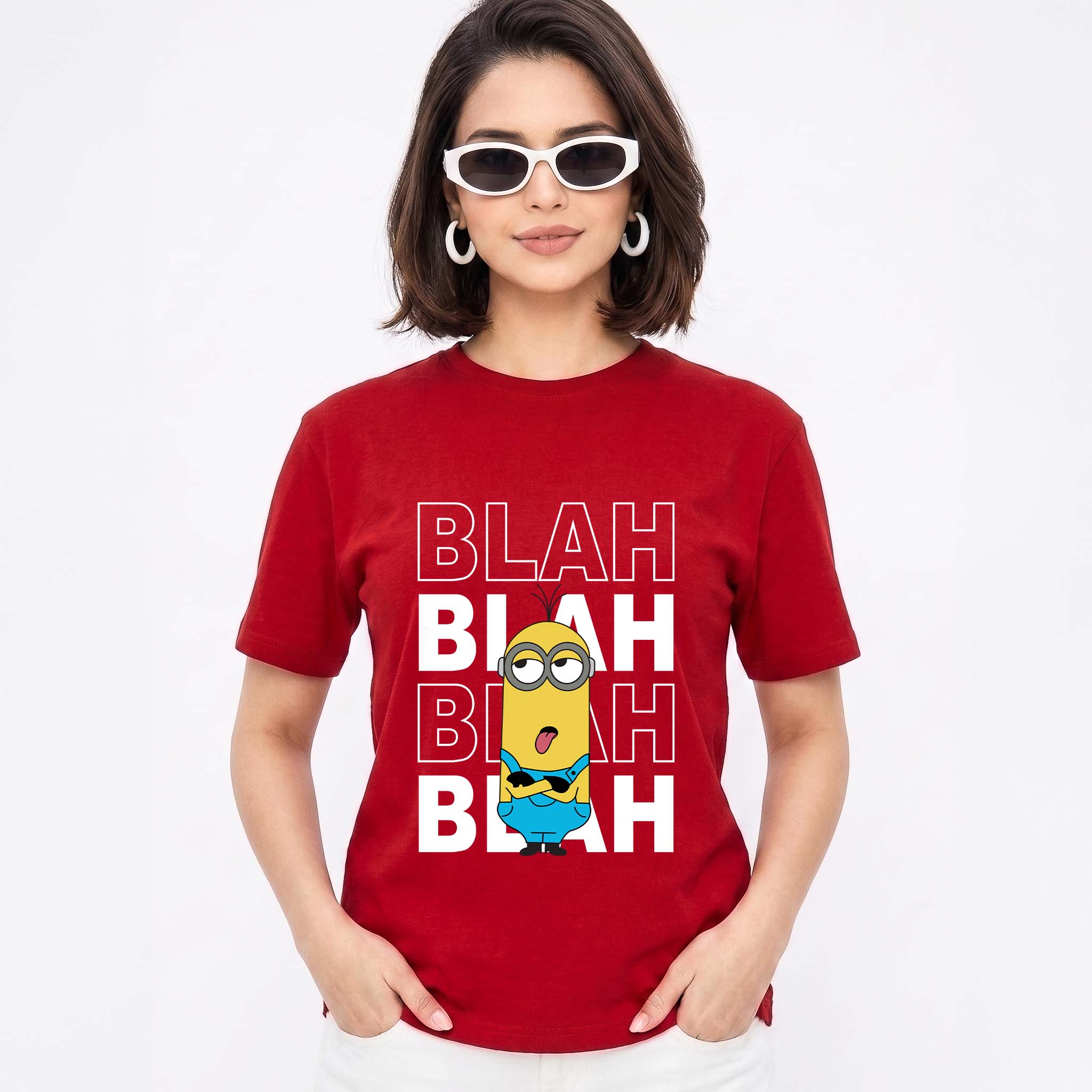 Blah Blah Blah Graphic Cotton T-Shirt