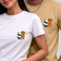 Romantic Panda Couple Graphic Tee