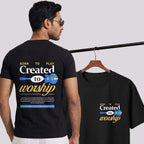Created to Worship Graphic Cotton T-Shirt