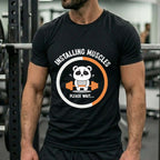 Installing Muscles Cotton Gym Tee for Men & Women