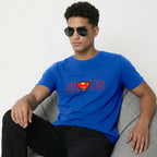 Jesus Superman Graphic Cotton T-Shirt