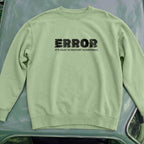 ERROR Viral Self Growth Graphic Oversized Sweatshirt