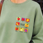 Fruit of the Holy Spirit Oversized Fleece Sweatshirt