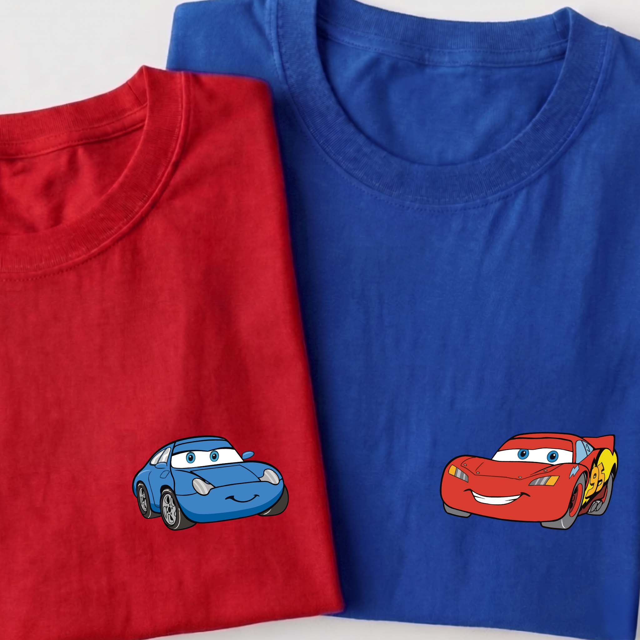 Cars Couple Romantic Graphic T-Shirt