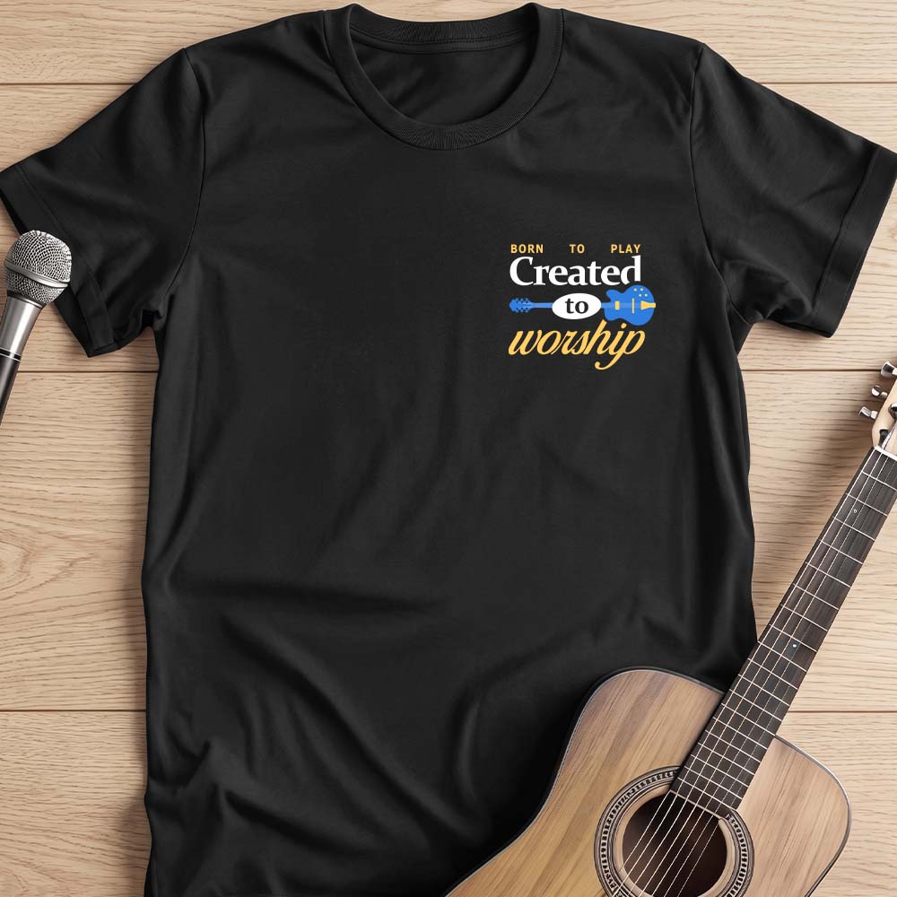 Created to Worship Graphic Cotton T-Shirt