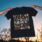 Faith Illustration Graphic Cotton T-Shirt
