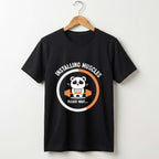 Installing Muscles Cotton Gym Tee for Men & Women