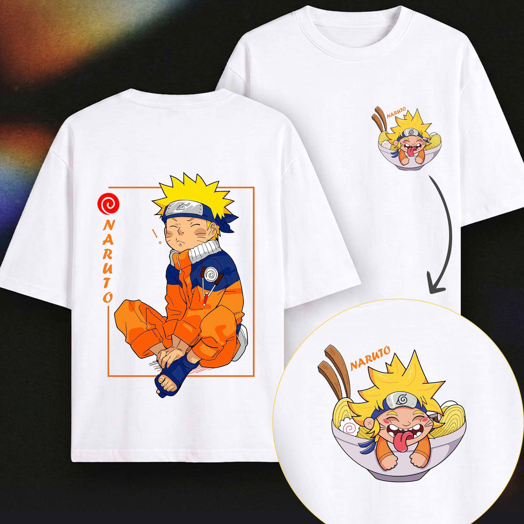 Naruto Anime Streetwear Oversized Tee