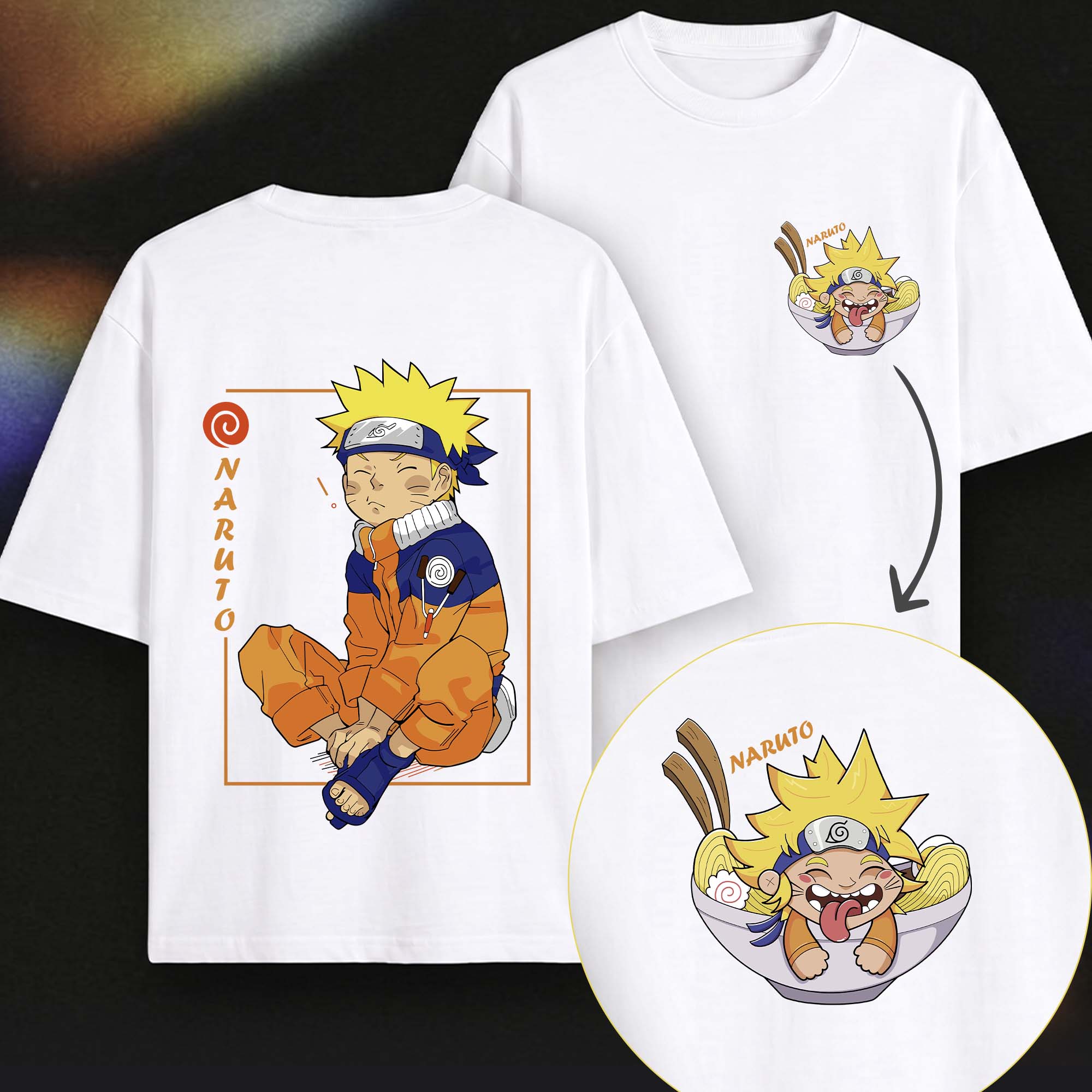 Naruto Anime Streetwear Oversized Tee