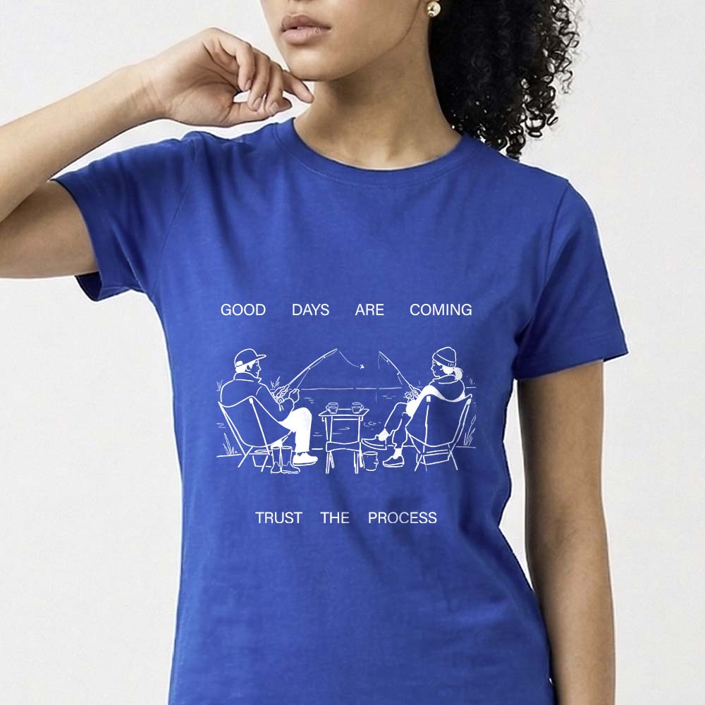 Good Days Are Coming Cotton T-shirt