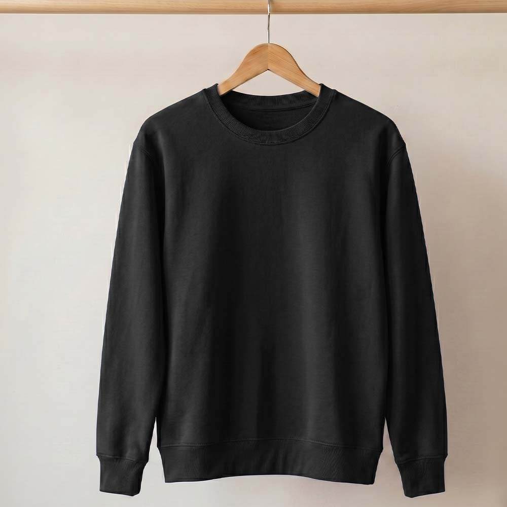 Classic Regular Fit Plain Sweatshirt