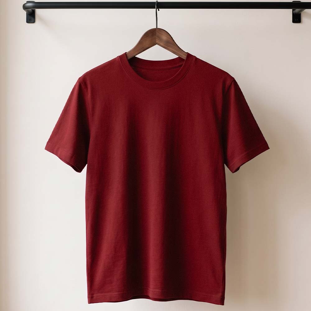 Classic Regular Plain Casual T-Shirt