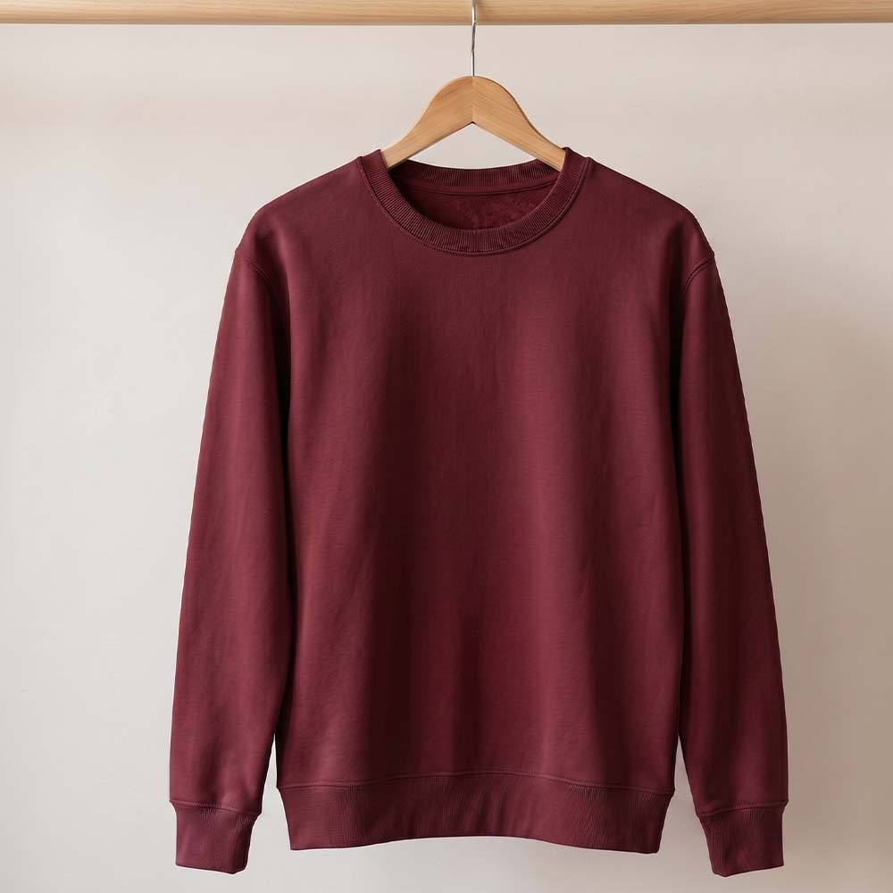 Classic Regular Fit Plain Sweatshirt