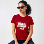 Move At Your Own Pace Cotton T-Shirt