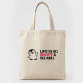 Tiny Chaos Penguin Tote Bag (Zip & Non-zip)