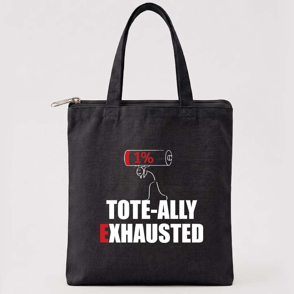 Running on Zero Energy Tote Bag (Zip & Non-zip)