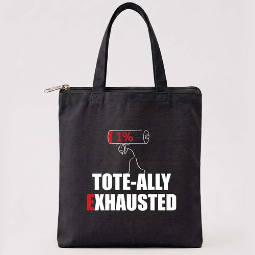 Running on Zero Energy Tote Bag (Zip & Non-zip)