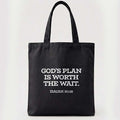 God’s Timing Tote Bag (Zip & Non-zip)