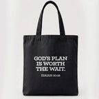 God’s Timing Tote Bag (Zip & Non-zip)