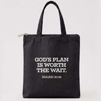God’s Timing Tote Bag (Zip & Non-zip)