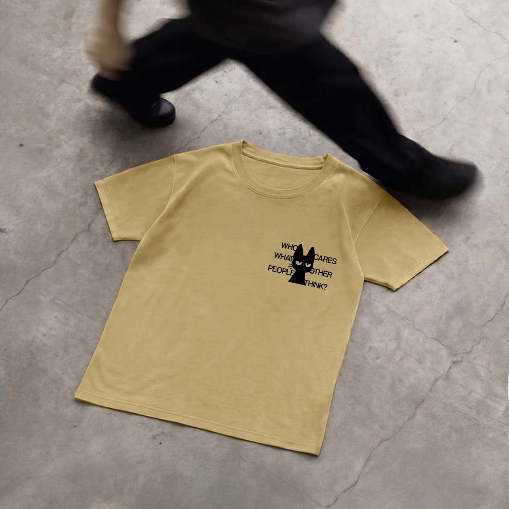 Who Cares Casual Unisex Tee