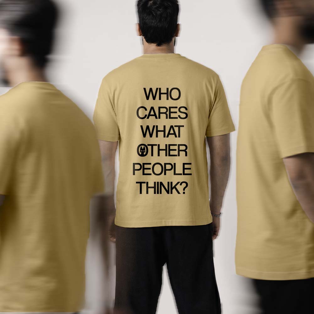 Who Cares Casual Unisex Tee